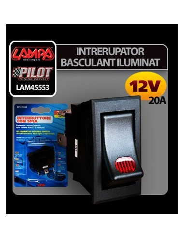 |AutoNeo.roIntrerupator basculant iluminat 12V - 20A