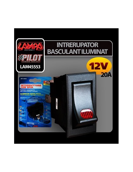 |AutoNeo.roIntrerupator basculant iluminat 12V - 20A