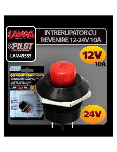 |AutoNeo.roIntrerupator cu revenire 12V-24V 10A