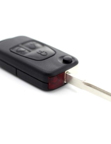 |AutoNeo.roMercedes Benz - Carcasa tip cheie briceag cu 3 butoane, lama 2 "piste"