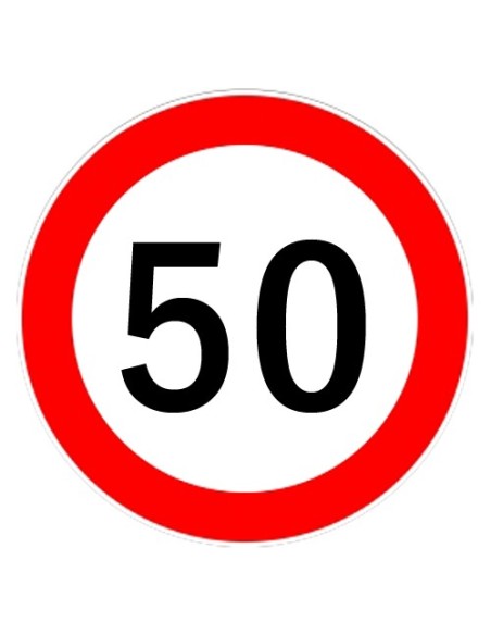 |AutoNeo.roAutocolant limitator viteza 50km/h - Ø13cm