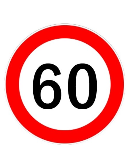 |AutoNeo.roAutocolant limitator viteza 60km/h - Ø13cm