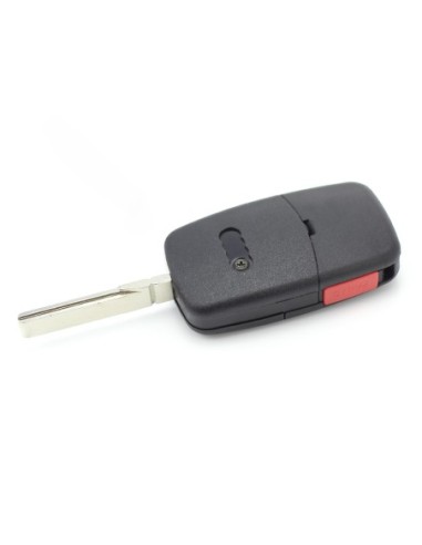 |AutoNeo.roCARGUARD - Audi - carcasa cheie tip briceag, 2+1 butoane, cu buton panica și baterie CR 2032