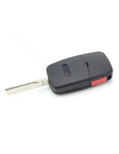 |AutoNeo.roCARGUARD - Audi - carcasa cheie tip briceag, 2+1 butoane, cu buton panica și baterie CR 2032
