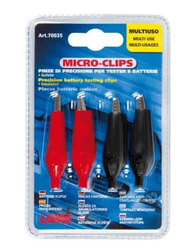 |AutoNeo.roCleme de precizie pentru tester acumulator Micro-Clips 4buc 4,5cm