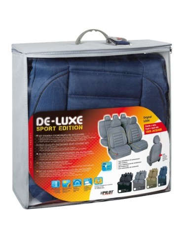 |AutoNeo.roHuse scaun De-Luxe Sport Edition jacquard high-quality 9buc - Albastru