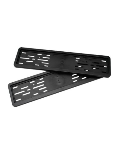 |AutoNeo.roSuporti numar inmatriculare cu rama detasabila set 2buc - Negri