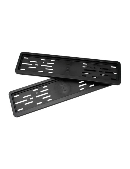 |AutoNeo.roSuporti numar inmatriculare cu rama detasabila set 2buc - Negri