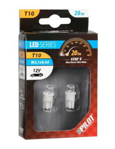 |AutoNeo.roBec tip LED 12V soclu pl. T10 W2,1X9,5d 2buc Alb dispersat