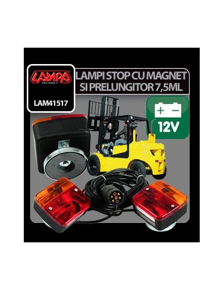 |AutoNeo.roSet lampi stop cu magnet si cablu 7,5ml 12V Lampa