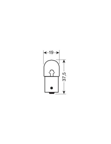 |AutoNeo.roBec 12V - R5W - 5W Pozitie soclu metal BA15s 1buc Lucas