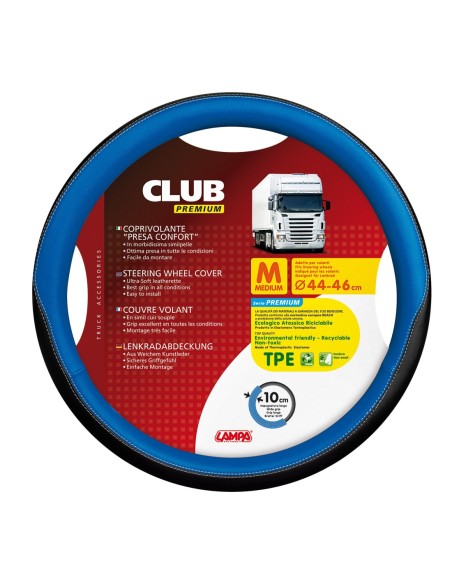 |AutoNeo.roHusa volan camion Club premium - M - Ø 44/46cm - Albastru
