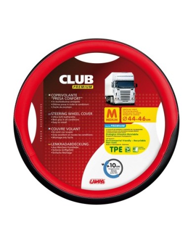 |AutoNeo.roHusa volan camion Club premium - M - Ø 44/46cm - Rosu