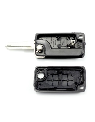 |AutoNeo.roCitroen / Peugeot 206 - Carcasa tip cheie briceag cu 2 butoane si suport baterie