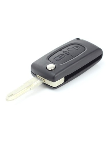 |AutoNeo.roCitroen / Peugeot 206 - Carcasa tip cheie briceag cu 2 butoane si suport baterie