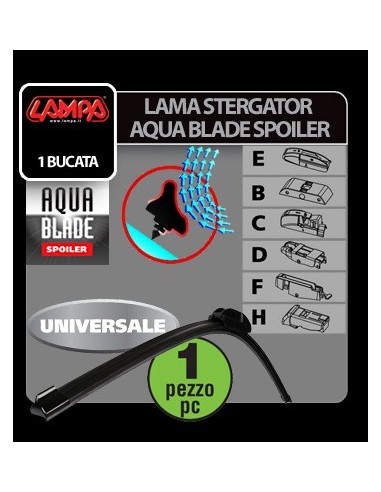 |AutoNeo.roLama stergator Aqua Blade Spoiler - 38cm 15“ - 1buc