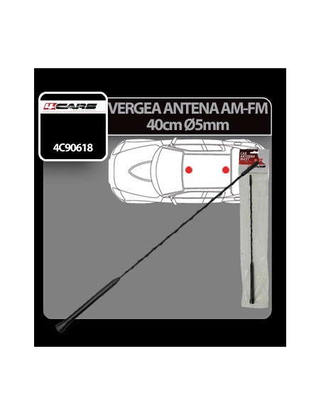 |AutoNeo.roVergea antena AM/FM 4Cars - 40cm - Ø 5mm