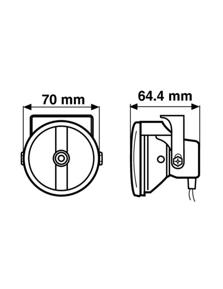|AutoNeo.roProiectoare auto Hyena albe 12V 2buc