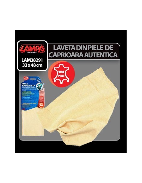 |AutoNeo.roLaveta din piele de caprioara autentica 33x48cm