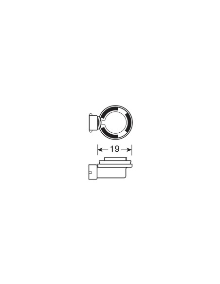|AutoNeo.roBec halogen H11 55W PGJ19-2 12V Original Line 1buc Osram