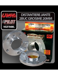 Distantiere janta 2 buc 20 mm 2