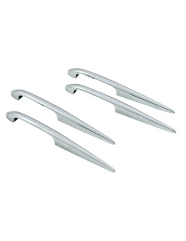 |AutoNeo.roSet aripioare styling exterior Short-Fin 4buc - 140mm - Crom