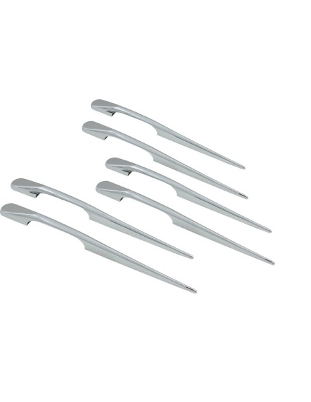|AutoNeo.roSet aripioare styling exterior Long-Fin 4buc - 223mm - Crom