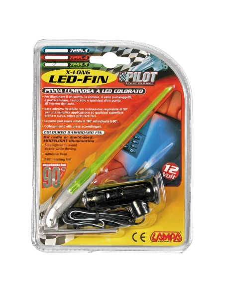 |AutoNeo.roLampa interior cu LED X-Long Led-Fin 12V - Verde