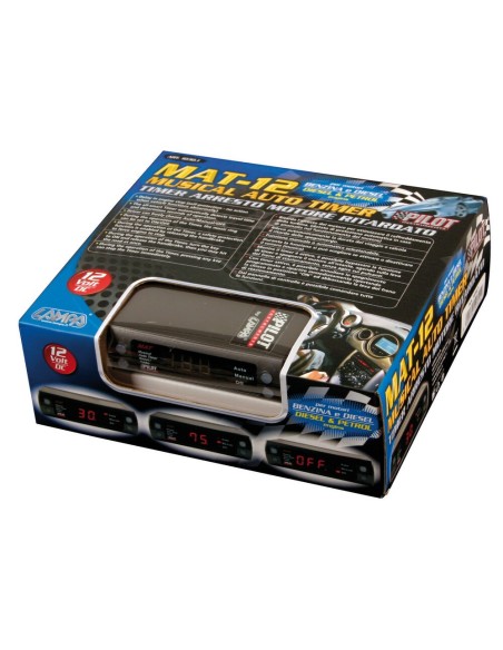 |AutoNeo.roCeas cu afisaj digital, temporizator auto muzical boost-turbo MAT-12, 12V - Benzina/Motorina