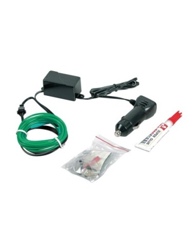 |AutoNeo.roFir luminos EL String-Light 12V - Ø 2,5mm - 100cm - Verde