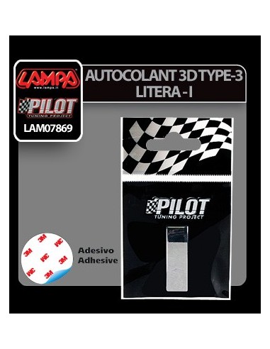 |AutoNeo.roAutocolant 3D crom Type-3 28mm litera - I