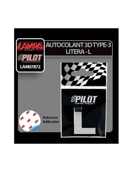 |AutoNeo.roAutocolant 3D crom Type-3 28mm litera - L