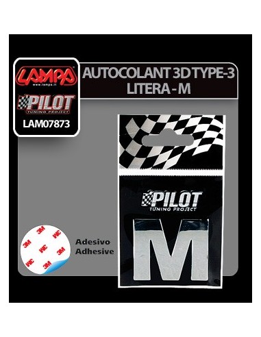 |AutoNeo.roAutocolant 3D crom Type-3 28mm litera - M