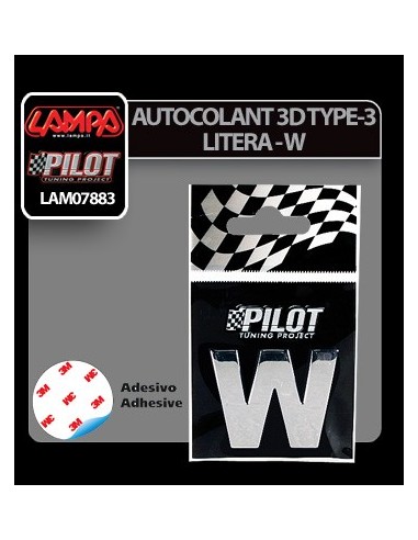 |AutoNeo.roAutocolant 3D crom Type-3 28mm litera - W
