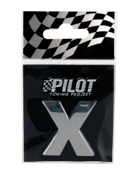 |AutoNeo.roAutocolant 3D crom Type-3 28mm litera - X
