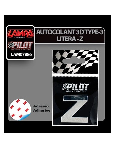 |AutoNeo.roAutocolant 3D crom Type-3 28mm litera - Z