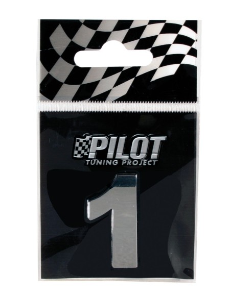 |AutoNeo.roAutocolant 3D crom Type-3 28mm cifra - " 1 "