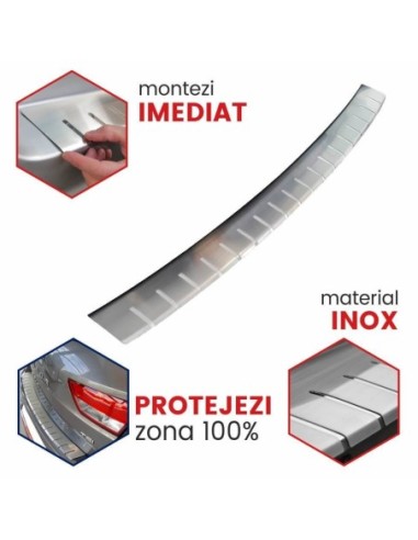 |AutoNeo.roProtectie inox prag portbagaj Mitsubishi ASX, caroserie SUV, fabricatie 2019 - prezent, Facelift II 1