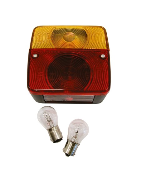 |AutoNeo.roLampa stop spate cu 4 functii + 2 becuri 11x10x5cm 1buc. - 12V