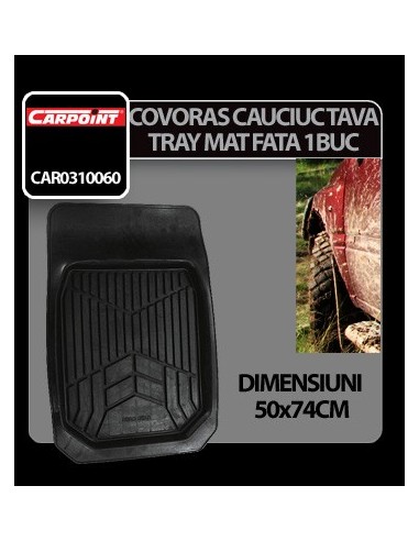 |AutoNeo.roCovoras cauciuc Tray mat fata Carpoint 1buc