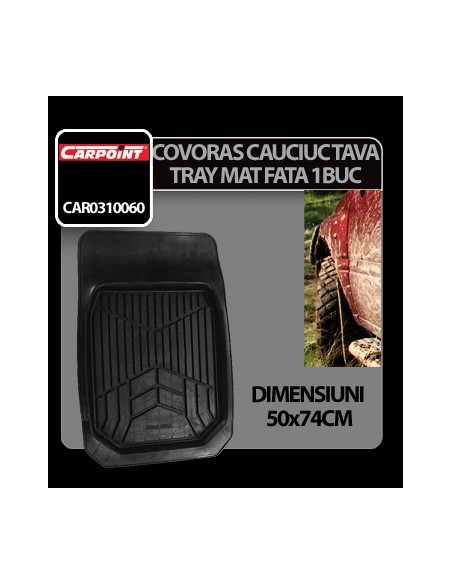 |AutoNeo.roCovoras cauciuc Tray mat fata Carpoint 1buc