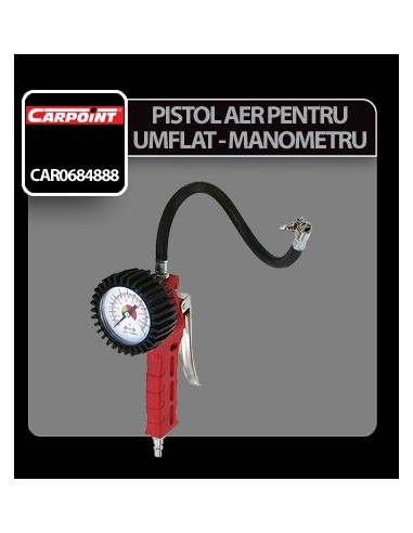 |AutoNeo.roPistol aer pentru umflat cu manometru profesional Carpoint