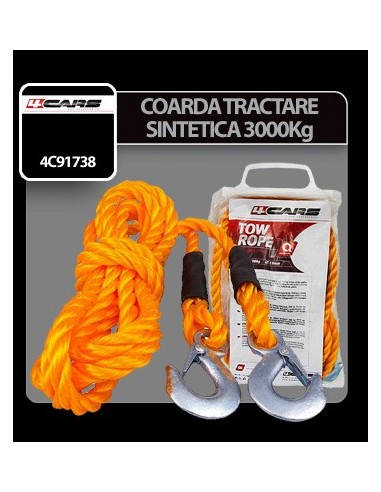 |AutoNeo.roCoarda tractare sintetica 4Cars - 3000kg