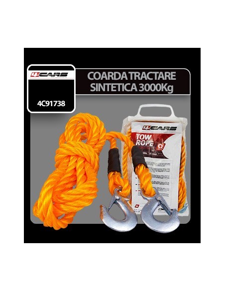|AutoNeo.roCoarda tractare sintetica 4Cars - 3000kg