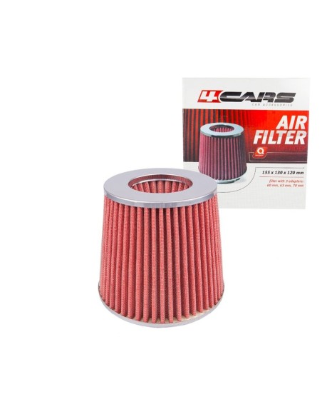 |AutoNeo.roFiltru aer conic sport 4Cars - Crom/Rosu