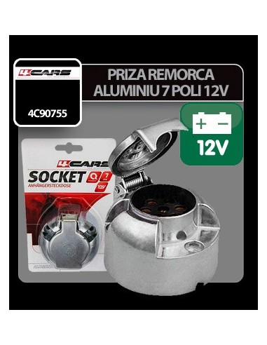 |AutoNeo.roPriza remorca aluminiu 7 poli 4Cars 12V