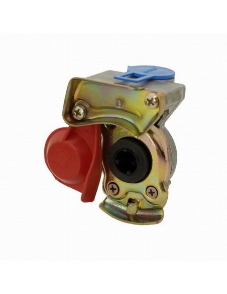 |AutoNeo.roCupla aer pneumatica cu supapa 16mm Kamar - Tata - Rosu