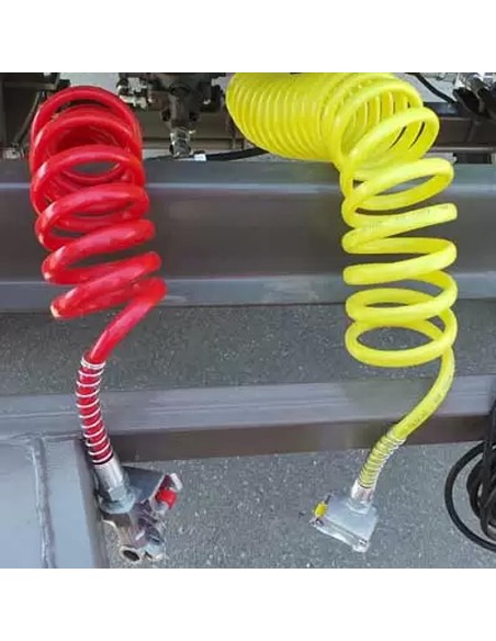 |AutoNeo.roCupla aer pneumatica cu supapa 22mm Kamar - Tata - Galben