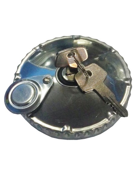 |AutoNeo.roBuson rezervor camion din metal cromat cu cheie Kamar - Ø 80mm