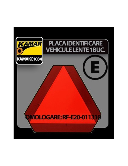 |AutoNeo.roPlaca identificare vehicule lente triunghi 1buc Kamar